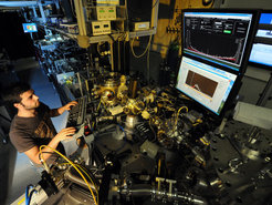Top view of the AS1-beamline.